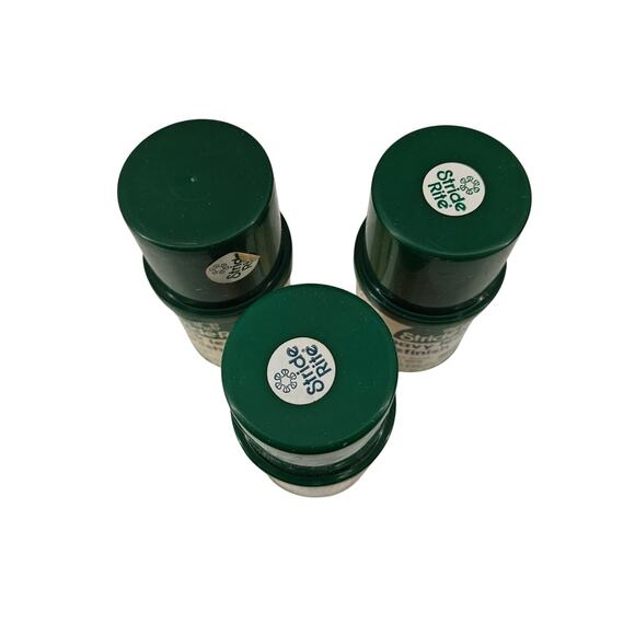 Vintage StrideRite Leather Refinish Lot of 3 Red Navy Black - Picture 2 of 7